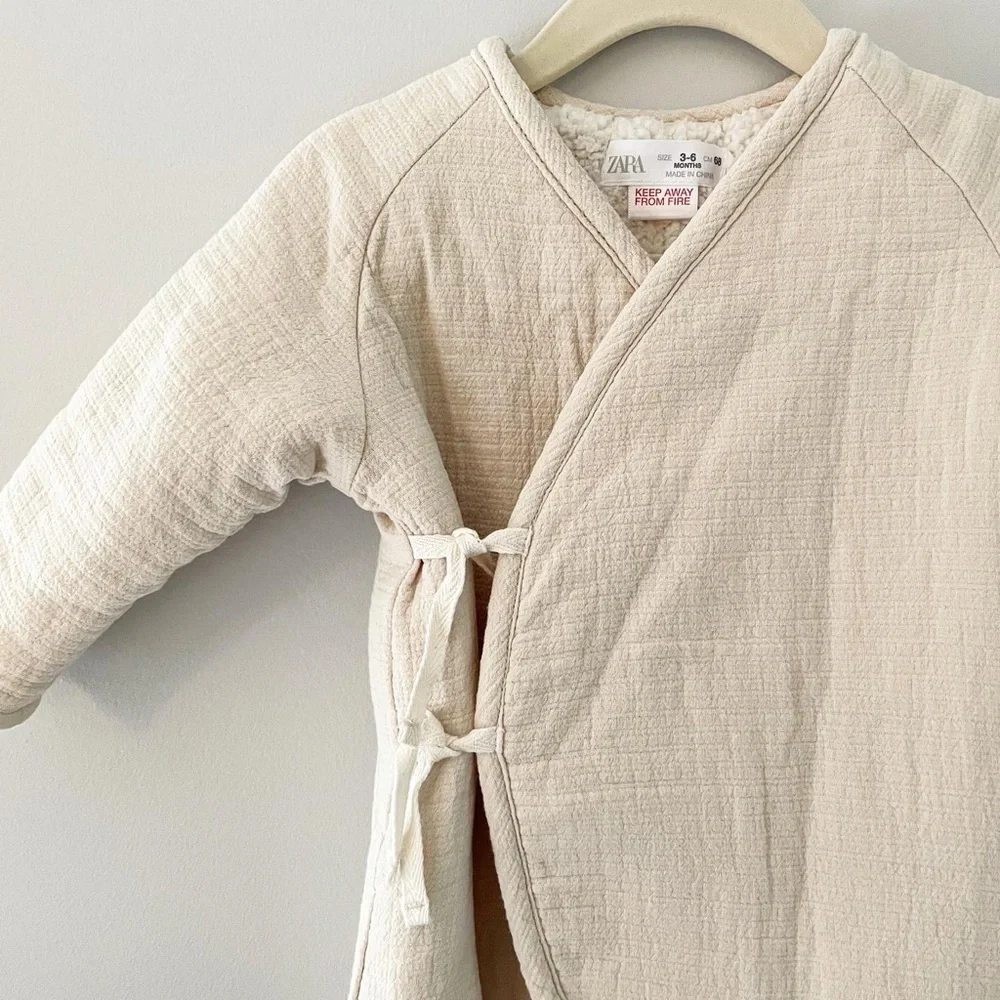 Zara Baby Sherpa Lined Jumpsuit - Picture 2 of 2